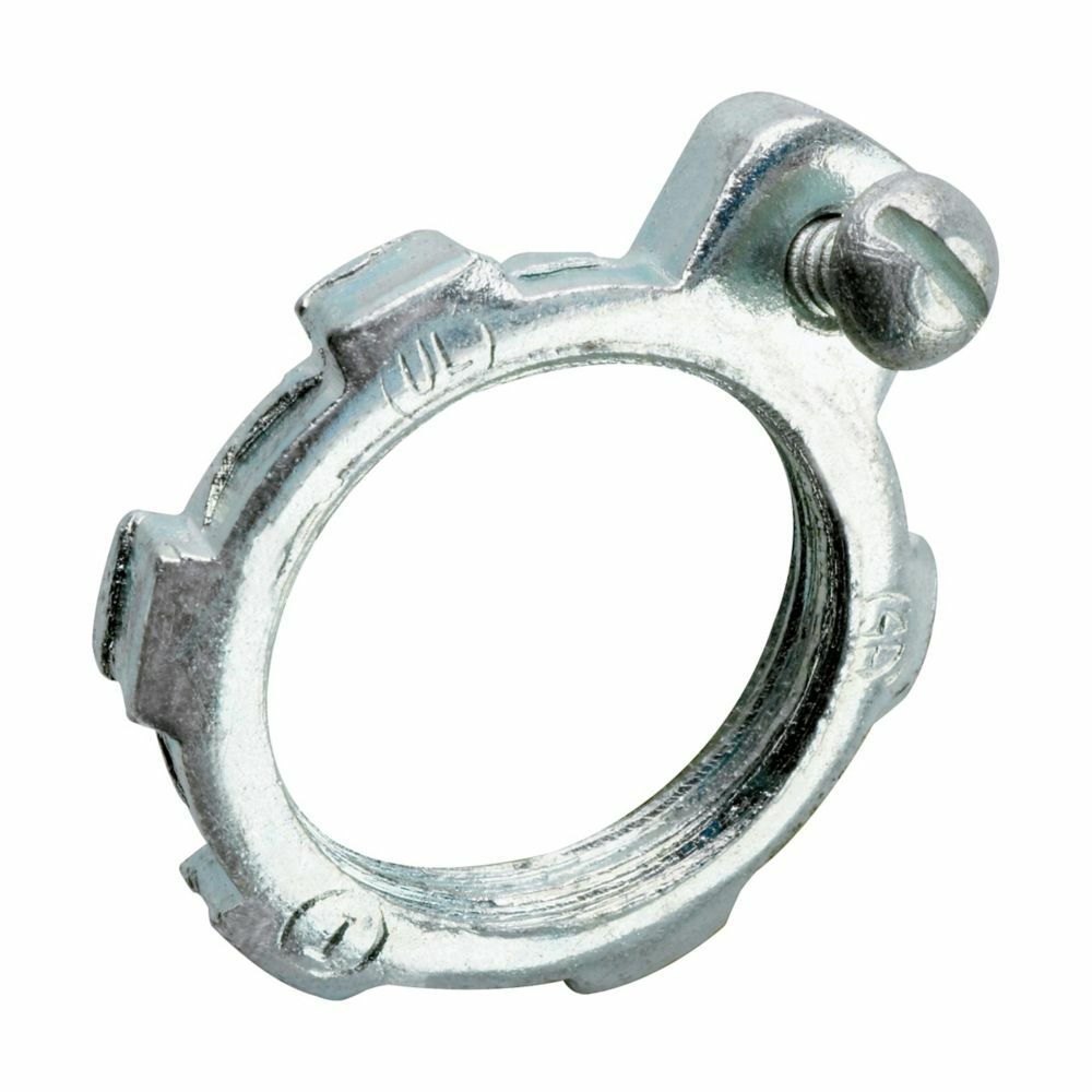 Eaton Crouse-Hinds series GL bonding locknut, Rigid/IMC, Steel, 4"