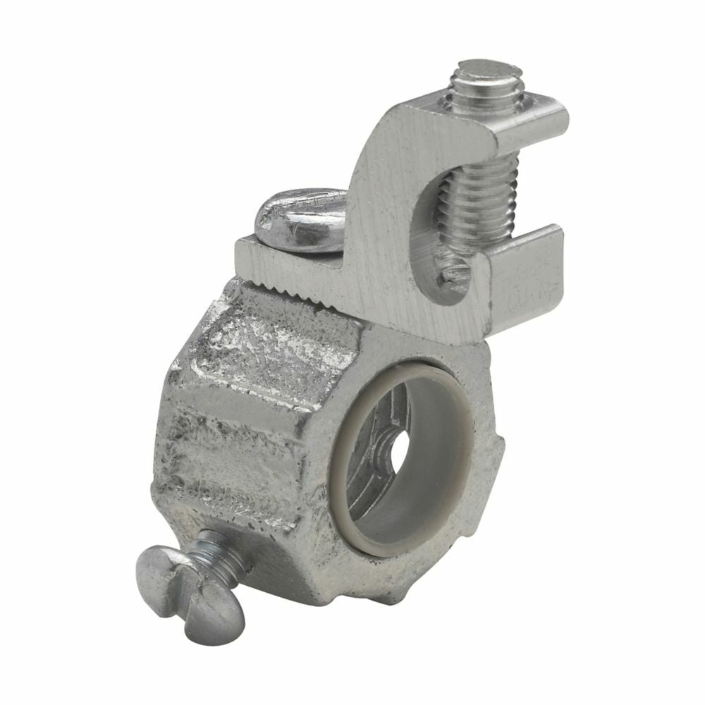 Eaton Crouse-Hinds series GLL grounding bushing, Rigid/IMC, Aluminum lug, 250 kcmil-#6 AWG, Malleable iron, 105C temperature rating, Threaded, 3"