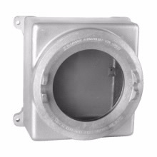 Eaton Crouse-Hinds series GUB instrument housing, Bottom conduit opening, Feraloy iron alloy, 3/4", Empty housing, Used with GUB03 basic housing