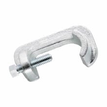 Eaton Crouse-Hinds series JCC J type conduit beam clamp, EMT and rigid/IMC, 1-15/16" jaw opening size, Iron, 3/4" trade size