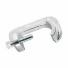 Eaton Crouse-Hinds series JCC J type conduit beam clamp, EMT and rigid/IMC, 1-15/16" jaw opening size, Iron, 1-1/2" or 2" trade size