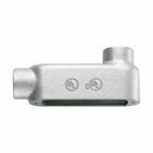 Eaton Crouse-Hinds series Condulet Form 5 conduit outlet body, Malleable iron, LB shape, Built-in rollers, 1-1/2"