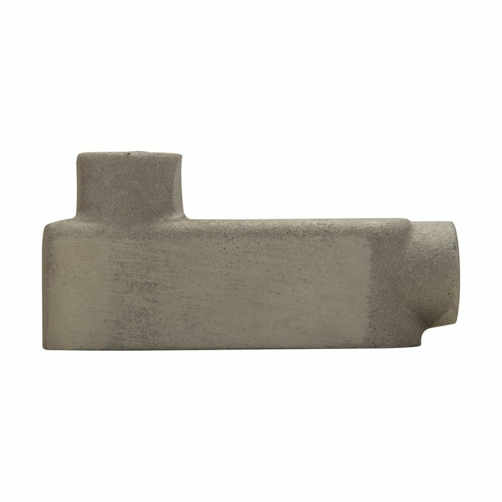 Eaton Crouse-Hinds series Condulet Mark 9 conduit outlet body, Copper-free aluminum, LB shape, 3/4"