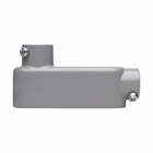 Eaton Crouse-Hinds series Condulet Series 5 conduit outlet body, Rigid/IMC, Copper-free aluminum, LB shape, Body, traditional cover and gasket, 1-1/4"