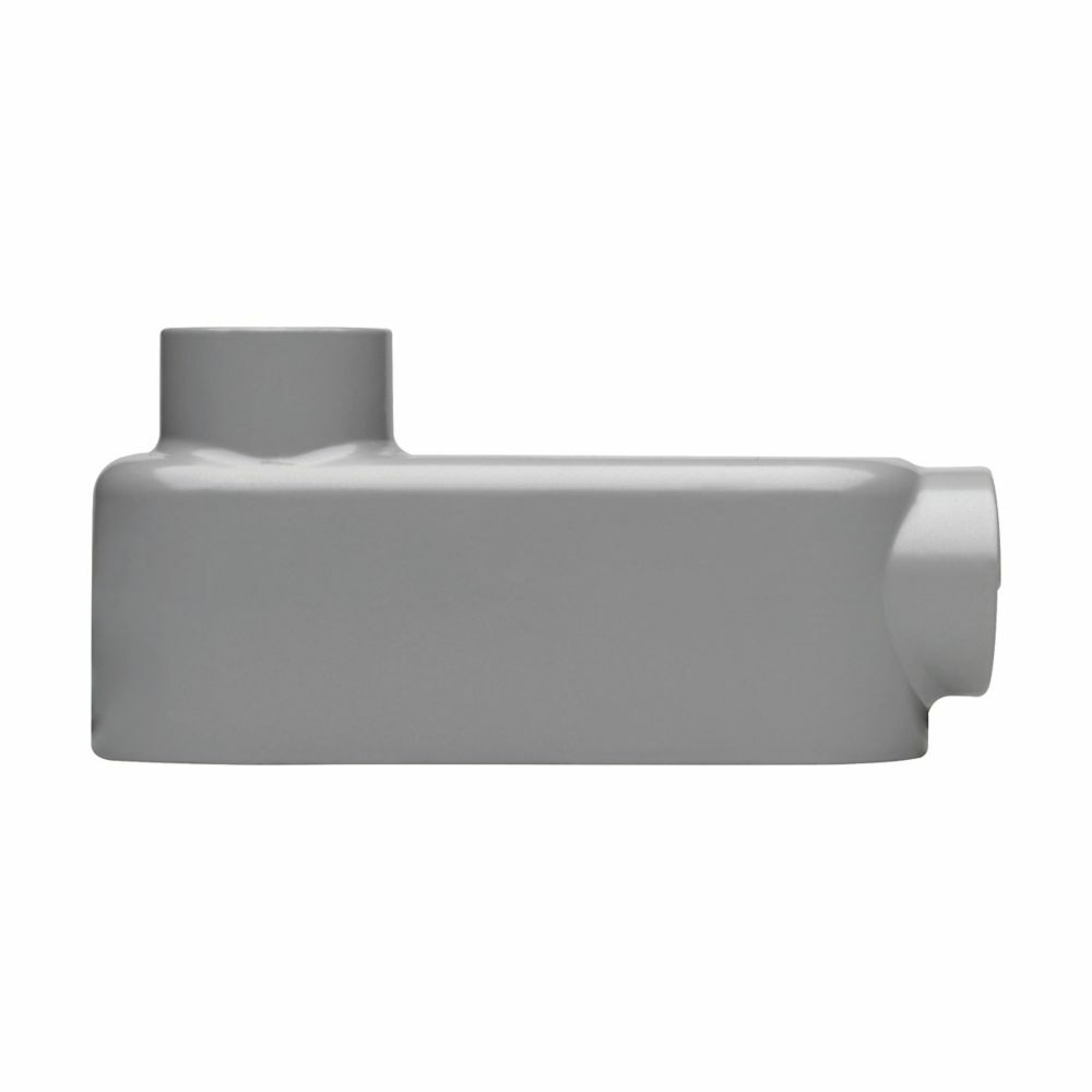 Eaton Crouse-Hinds series Condulet Series 5 conduit outlet body, Rigid/IMC, Copper-free aluminum, LB shape, 2"