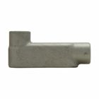 Eaton Crouse-Hinds series Condulet Form 8 conduit outlet body, Feraloy iron alloy, LB shape, 3-1/2"