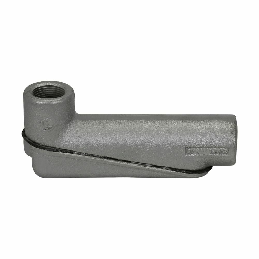Eaton Crouse-Hinds series Condulet LBD mogul conduit body, Feraloy iron alloy, 1/2"