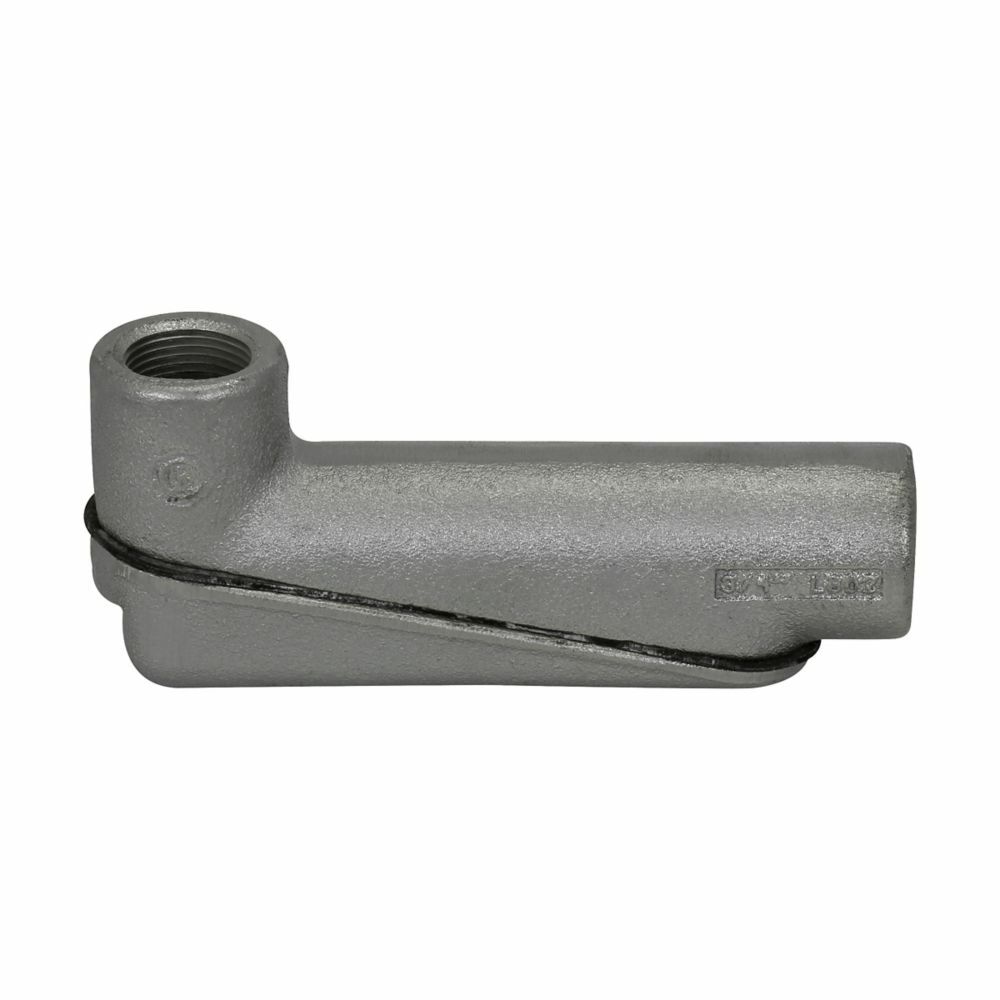 Eaton Crouse-Hinds series Condulet LBD mogul conduit body, Copper-free aluminum, 1"