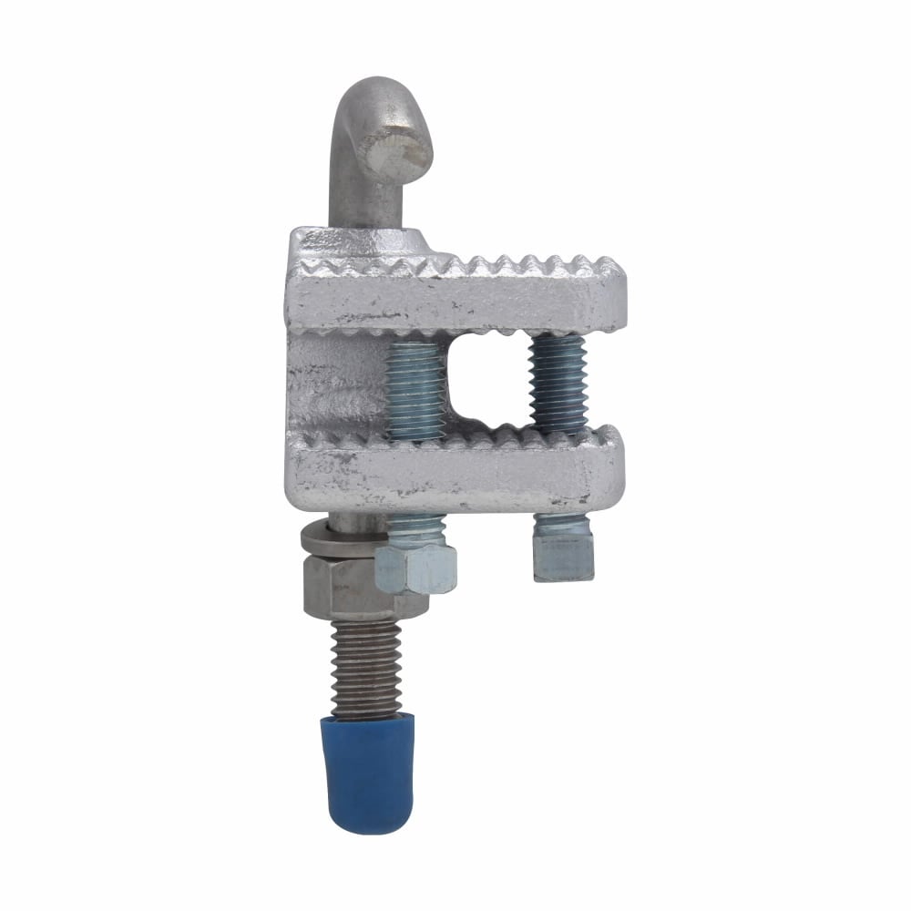 Eaton Crouse-Hinds series LCCF cable tray conduit clamp, Cast iron, 1/2", For use with inside rail tray