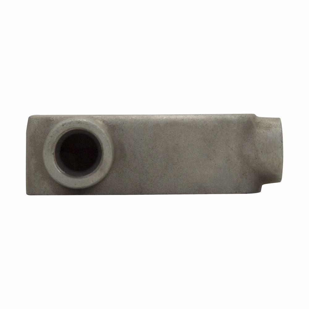 Eaton Crouse-Hinds series Condulet Mark 9 conduit outlet body, Copper-free aluminum, LL shape, 1-1/4"