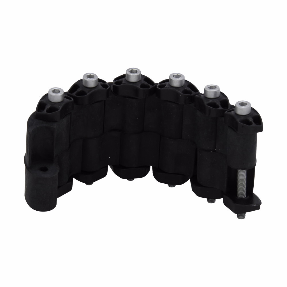 Eaton Crouse-Hinds series Link-Seal environmental seal, Carbon steel/zinc, EPDM, 2-1/2", Used with cast/cored hole, plastic sleeve, steel sleeve