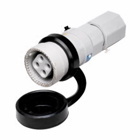 Eaton Crouse-Hinds series Arktite NPR connector, 30A, Three-wire, four-pole, 0.70-0.85", 50-400 Hz, Style 2, Krydon fiberglass-reinforced polyester, 600 Vac/250 Vdc