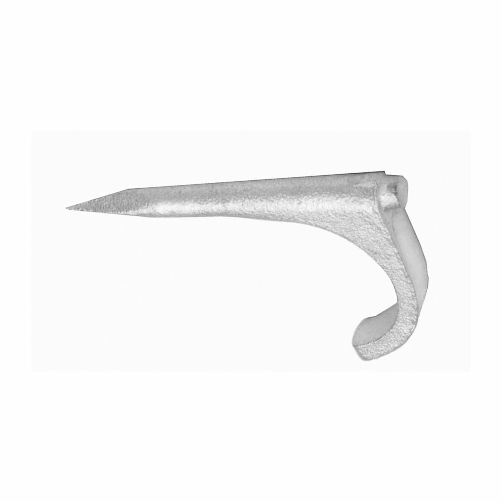 Eaton Crouse-Hinds series nailing strap, EMT and rigid/IMC, 1/2" EMT conduit size, Cast steel, 3/8" rigid conduit size, 25 lb load rating