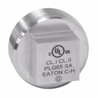 Eaton Crouse-Hinds series PLG conduit plug, Rigid/IMC, Copper-free aluminum, 1/2", Square head