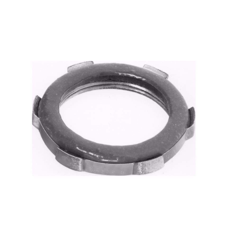 Eaton Crouse-Hinds series SL sealing locknut, Rigid/IMC, Malleable iron, 4"