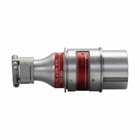 Eaton Crouse-Hinds series SP plug, 30A, 0.500-0.875" cable diameter, Three-wire, four-pole, Brass contacts, 60-400 Hz, Style 2, Copper-free aluminum, With cable grip and neoprene bushing, 480 Vac, Used with SRD spring door receptacles