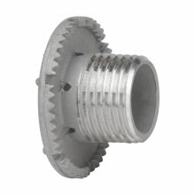 Eaton Crouse-Hinds series Myers drain plug, Stainless steel, 1/2", For threaded openings