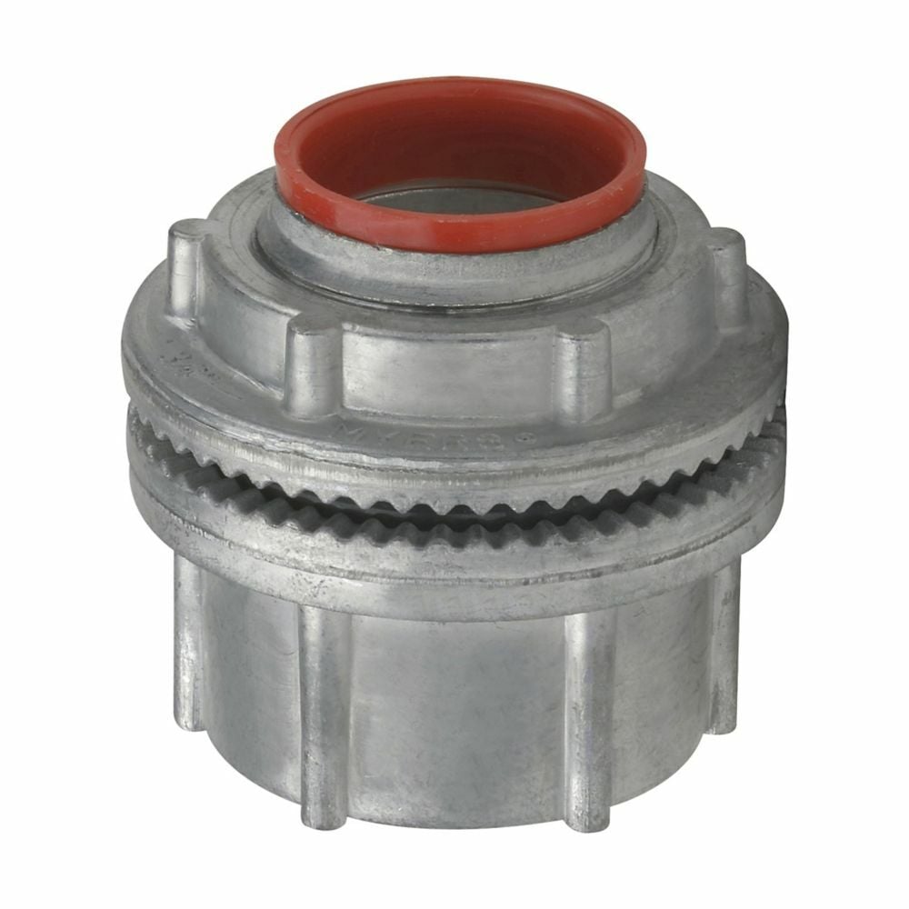 Eaton Crouse-Hinds series Myers Scru-Tite basic hub, Aluminum, 3-1/2"