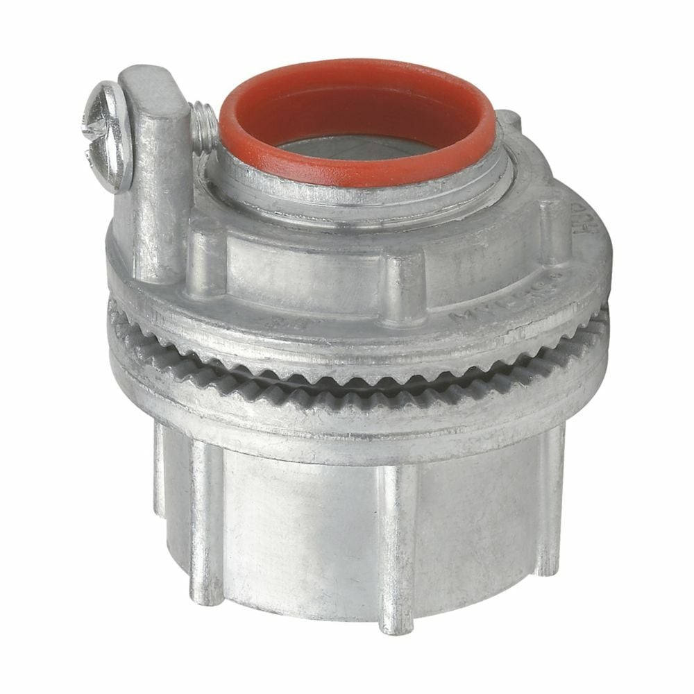 Eaton Crouse-Hinds series Myers ground hub, Zinc, 6"