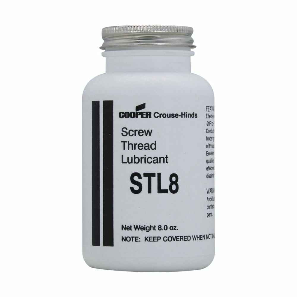 Eaton Crouse-Hinds series STL thread lubricant, Effective and stable from -20F to +300F, 8 oz can
