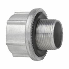 Eaton Crouse-Hinds series Myers metric to NPT adapter, Zinc, M50 - 1-1/2"