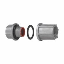 Eaton Crouse-Hinds series Myers through bulkhead fitting, Aluminum, 1"