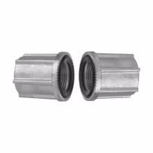 Eaton Crouse-Hinds series Myers through bulkhead fitting, Aluminum, 1/2", Without nipples