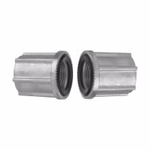 Eaton Crouse-Hinds series Myers through bulkhead fitting, Aluminum, 1", Without nipples