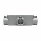 Eaton Crouse-Hinds series Condulet Series 5 conduit outlet body, Rigid/IMC, Copper-free aluminum, T shape, Body, traditional cover and gasket, 1/2"