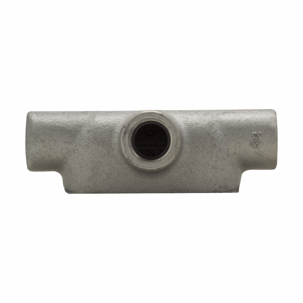 Eaton Crouse-Hinds series Condulet Form 7 conduit outlet body, Copper-free aluminum, T shape, 1/2"
