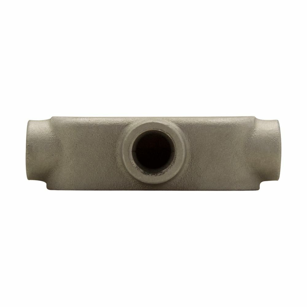 Eaton Crouse-Hinds series Condulet Mark 9 conduit outlet body, Copper-free aluminum, T shape, 1"