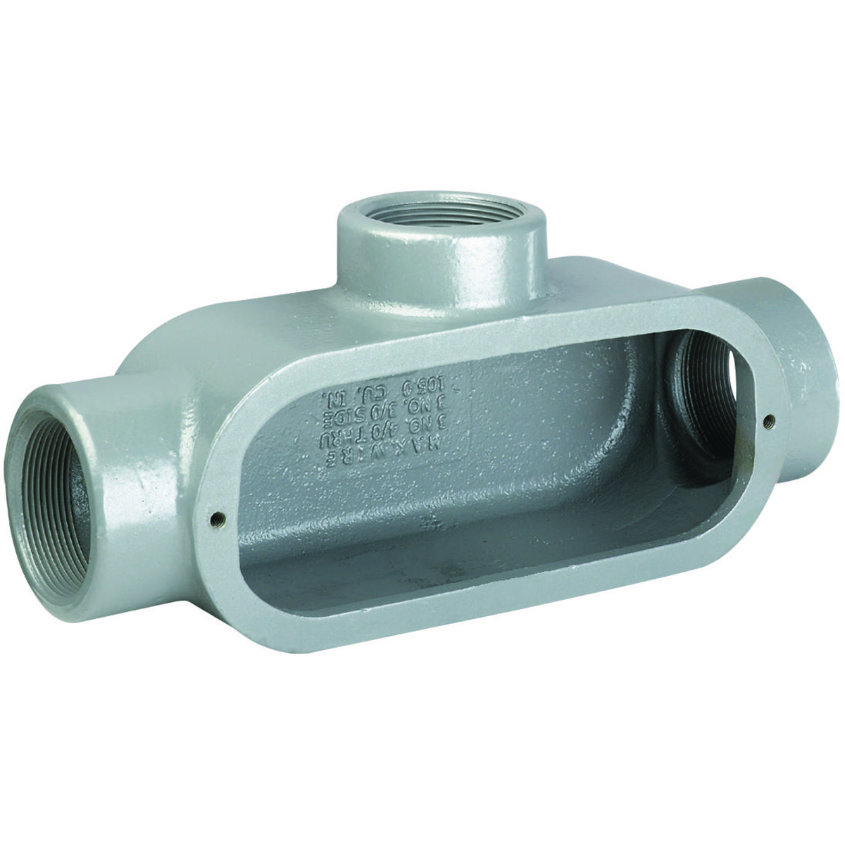 1-1/4" T Hub, Iron Form 8 Conduit Body