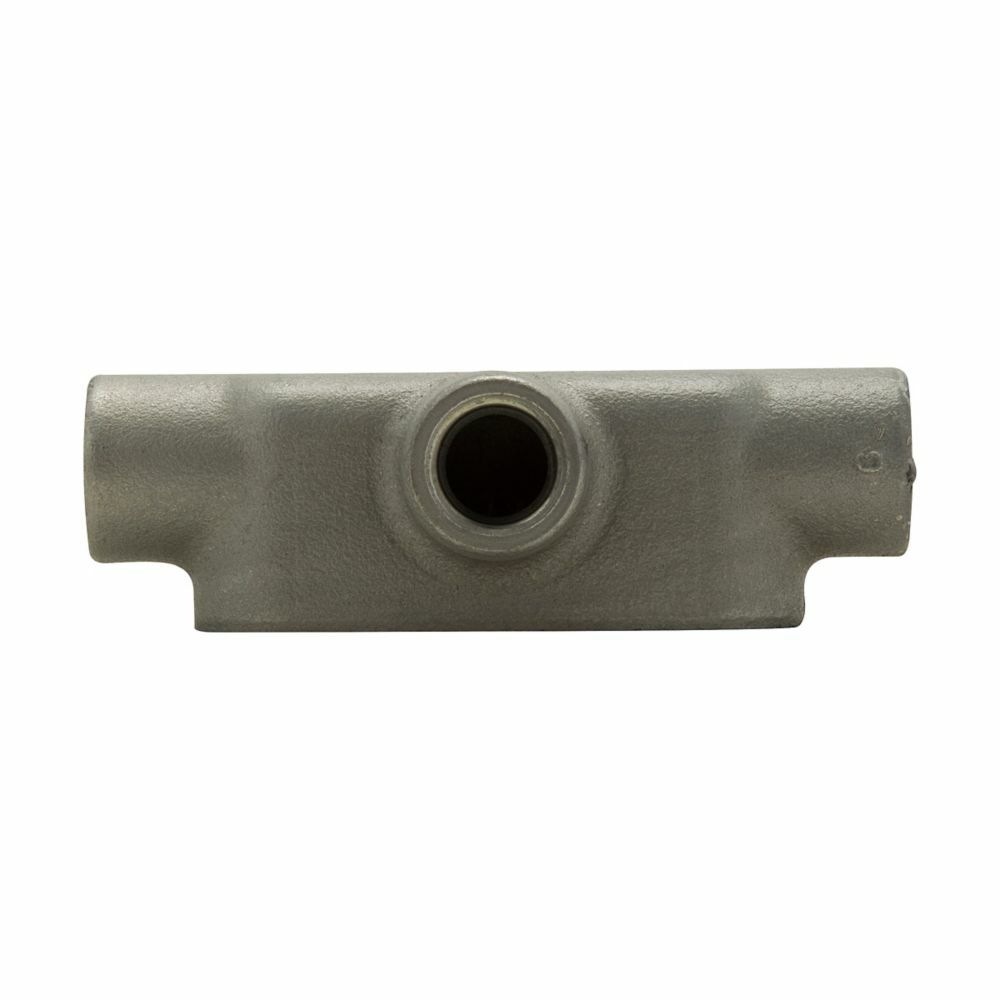 Eaton Crouse-Hinds series Condulet Form 8 conduit outlet body, Feraloy iron alloy, T shape, 2"