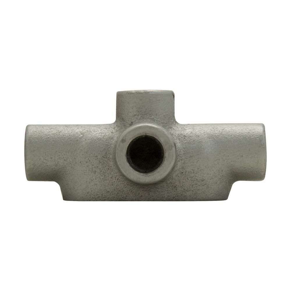 Eaton Crouse-Hinds series Condulet Form 7 conduit outlet body, Feraloy iron alloy, TA shape, 1-1/2"