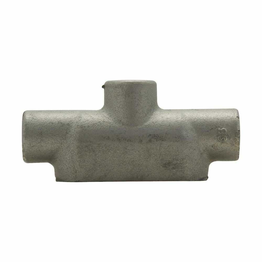 Eaton Crouse-Hinds series Condulet Form 7 conduit outlet body, Feraloy iron alloy, TB shape, 2"