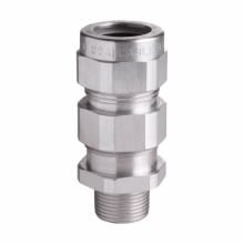 Eaton Crouse-Hinds series TMC cable gland,Metal-clad (interlocked or continuously welded corrugated armoured) and tray cable,Armoured gland, Brass, Outer Sheath:0.49-0.78",General purpose, 1/2" NPT,Armor Range:0.44-0.65"
