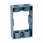 Eaton Crouse-Hinds series TP weatherproof extension adapter, Gray, Die cast aluminum, (4) 1/2" holes