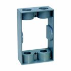 Eaton Crouse-Hinds series TP weatherproof extension adapter, Gray, Die cast aluminum, (4) 3/4" holes