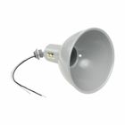 Eaton Crouse-Hinds series TP weatherproof par lamp holder, Gray, Compact fluorescent/LED, Die cast aluminum, 150W, Reflector