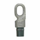 Eaton Crouse-Hinds series UNE flexible fixture hanger, Male, 125 lb, 3/4" luminaire stem size, Malleable iron, Pendant mount