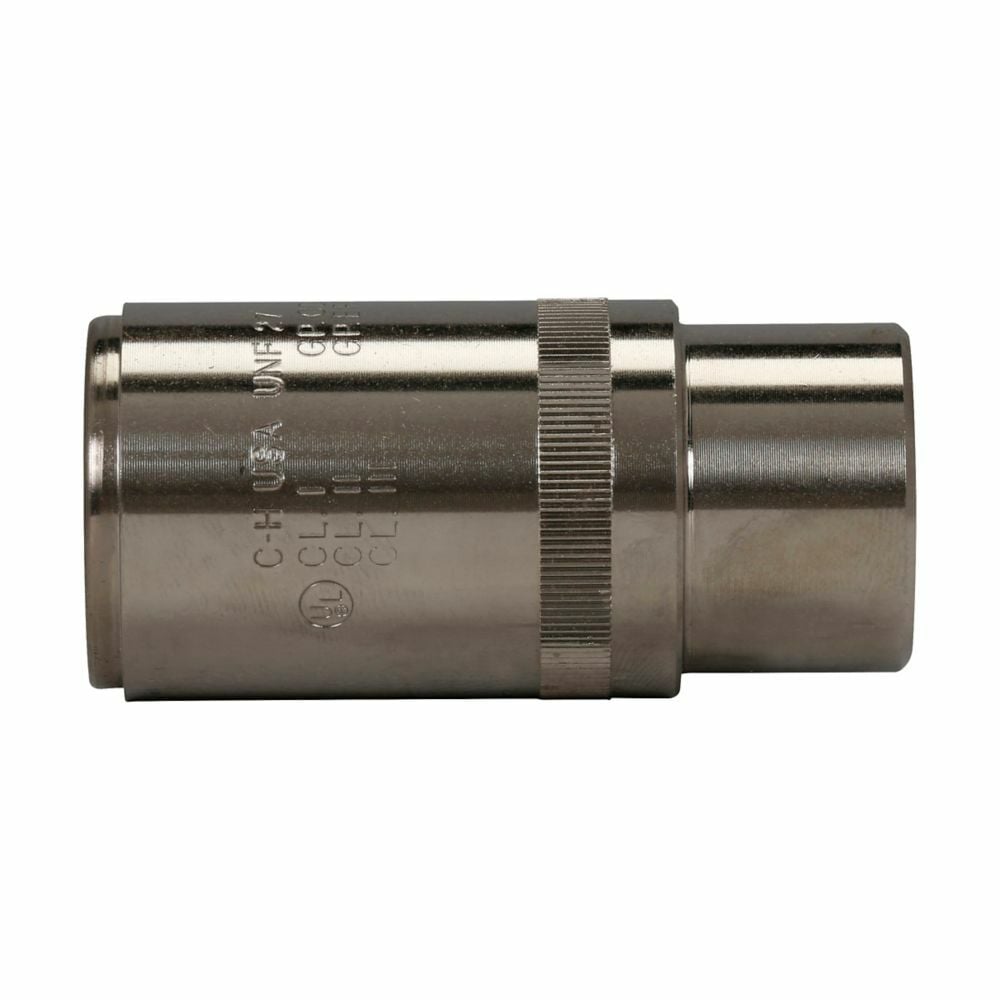 Eaton Crouse-Hinds series UNF expansion union, Rigid/IMC, Female, Steel, 1", Short