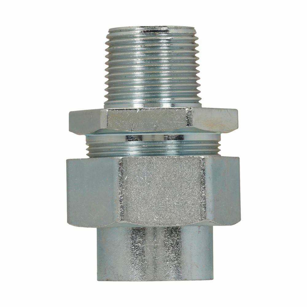 Eaton Crouse-Hinds series UNY union, Rigid/IMC, Male, Copper-free aluminum, Group B rated, 1/2" female to 3/4" male