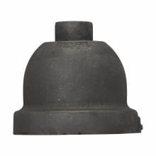 Eaton Crouse-Hinds series V-Series VDA light fixture, Without guard, Incandescent, Feraloy iron alloy, Enclosed and gasketed, 3/4"