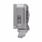 Eaton Crouse-Hinds series Arktite WSRD interlocked receptacle with enclosed disconnect switch, 100A, Three-wire, three-pole, Brass contacts, Solid door, Fused, Style 1, 60 HP/75 HP, Copper-free aluminum, Spring door, 1-1/2", 480/600 Vac