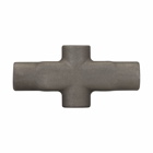 Eaton Crouse-Hinds series Condulet Mark 9 conduit outlet body, Copper-free aluminum, X shape, 1"