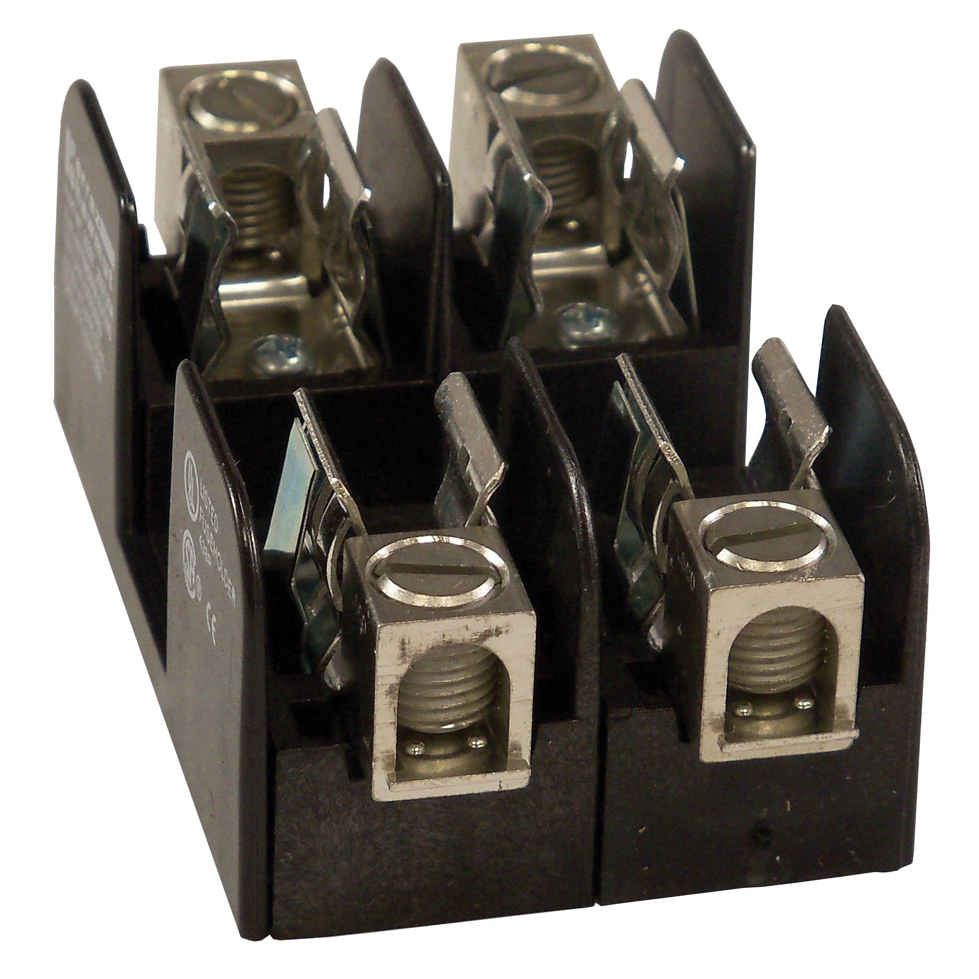 Fuse Block 250VAC 250VDC Class H/K 30A 2-Pole Box with Reinforced Clip