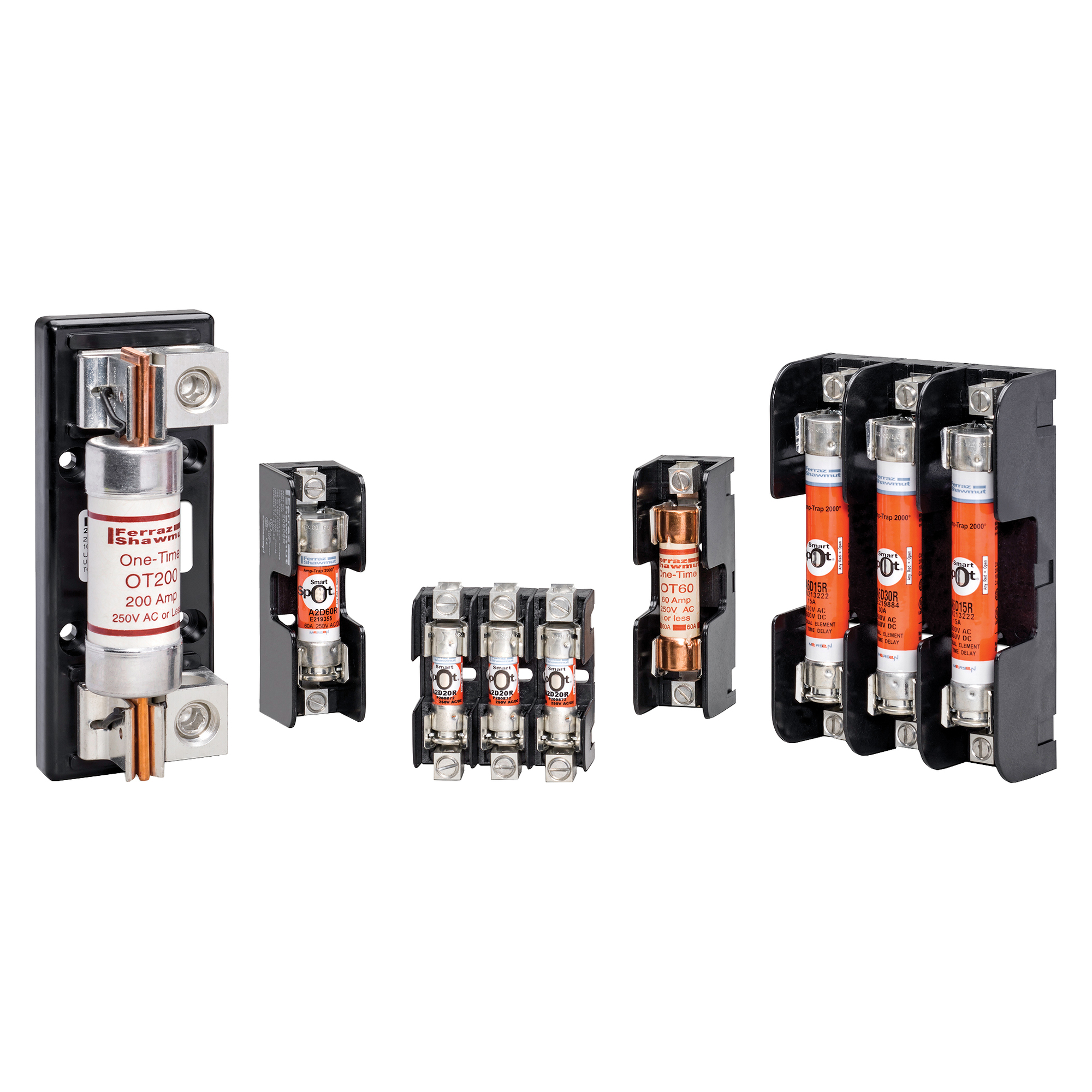 Fuse Block 250VAC 250VDC Class H/K 60A 1-Pole Box