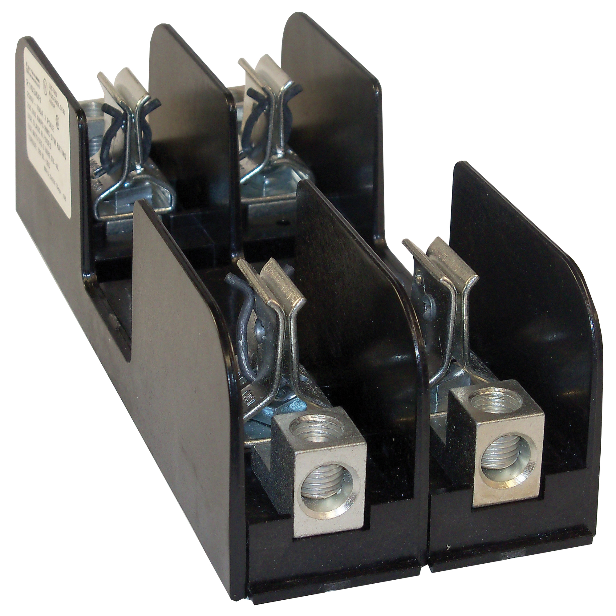 Fuse Block 250VAC 250VDC Class R 100A 2-Pole Box with Reinforced Clip