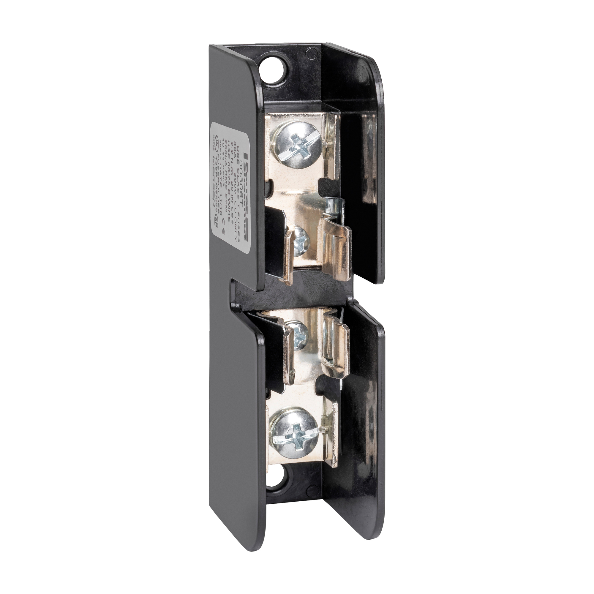 Fuse Block 300VAC 300VDC Class T 30A 1-Pole Box with Reinforced Clip