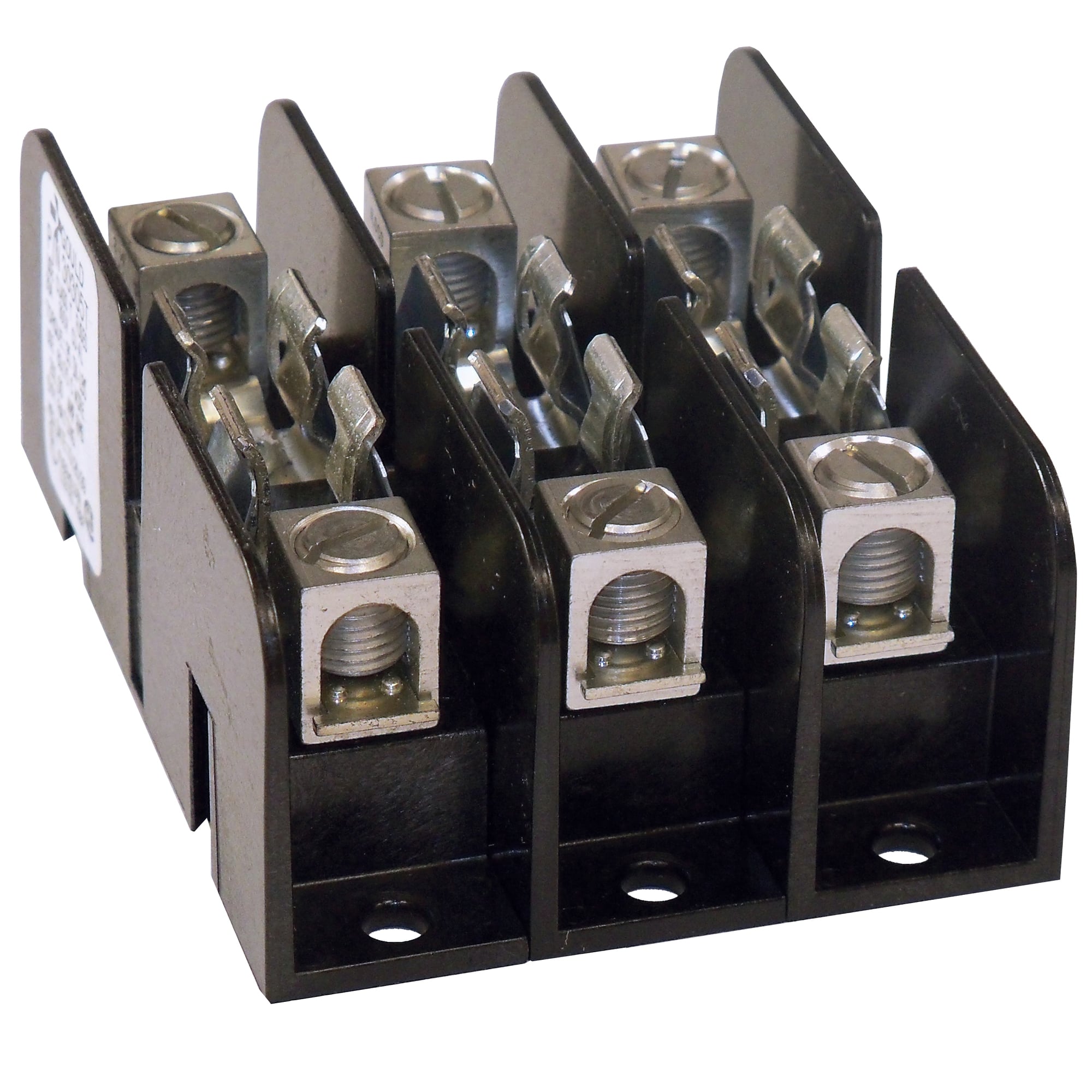 Fuse Block 300VAC 300VDC Class T 30A 3-Pole Box with Reinforced Clip